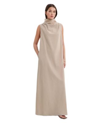Marcella Women's Minna Sleeveless Mock-Neck Maxi Dress