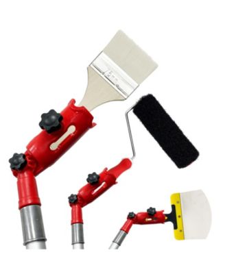 XDOVET Multi-Angle Brush Extender Edger Tool Extension Pole Attachment Rotating Head Device