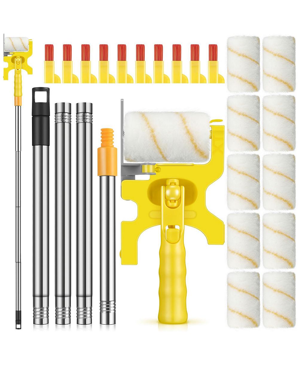 Щетка-валик XDOVET Edger Kit Handheld Roller Brush Extension Pole Wall Ceiling Indoor Outdoor