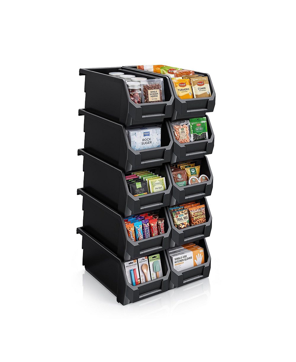 Sorbus средняя открытаяstackable кухонная корзина для хранения – органайзер для кладовой и шкафов