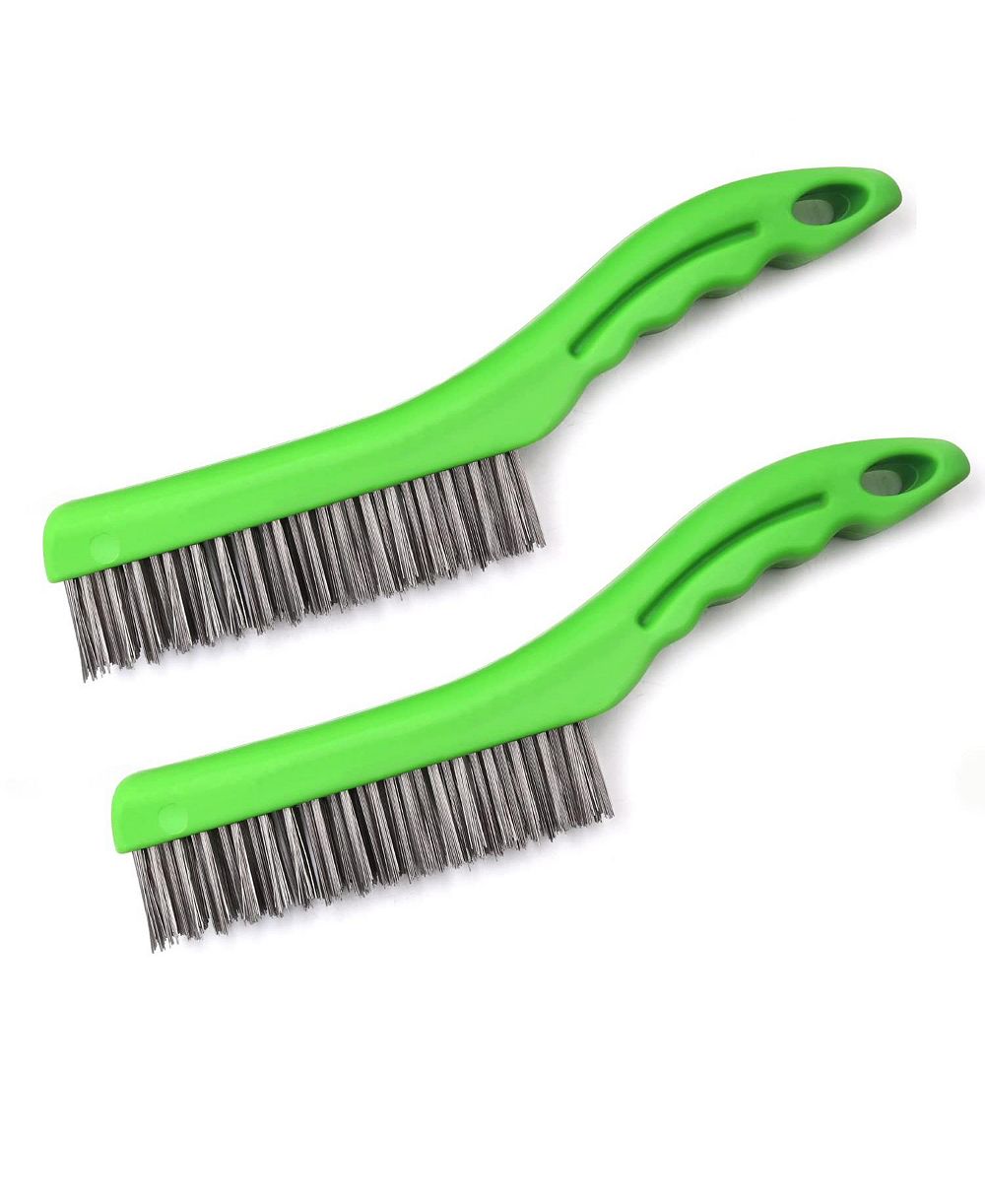 XDOVET Wire Brush Stainless Steel Bristles Rust Remover Welding Slag Scrubber