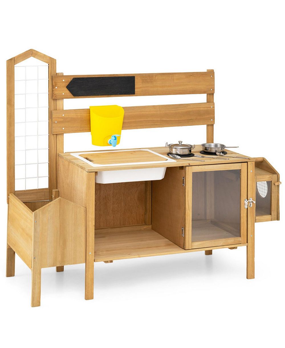 Съемная клетка для птиц HONGGE 7-Piece Mud Kitchen, возраст 3+