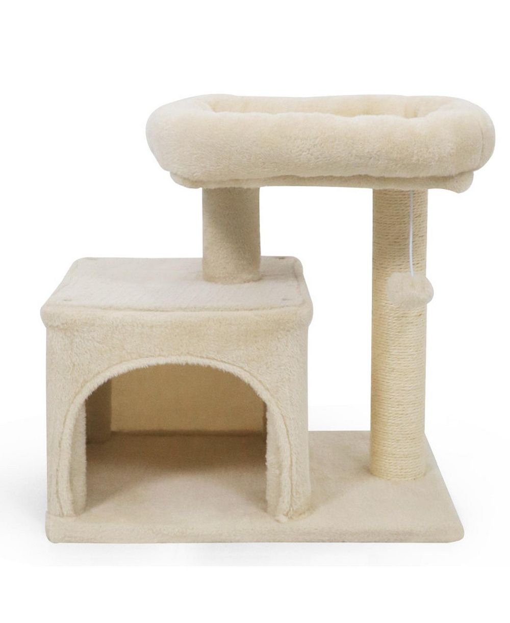H tarz plcwarts 19.5 Inch Small Cat Tree с забу oversized padded perch bed