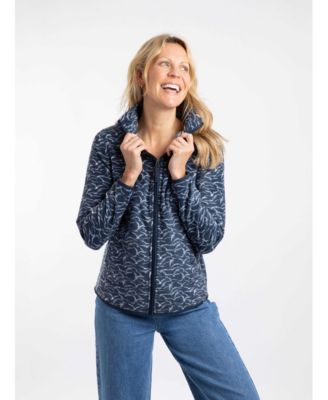 Женская микрофлисовая куртка Weird Fish Rochelle Printed Full-Zip