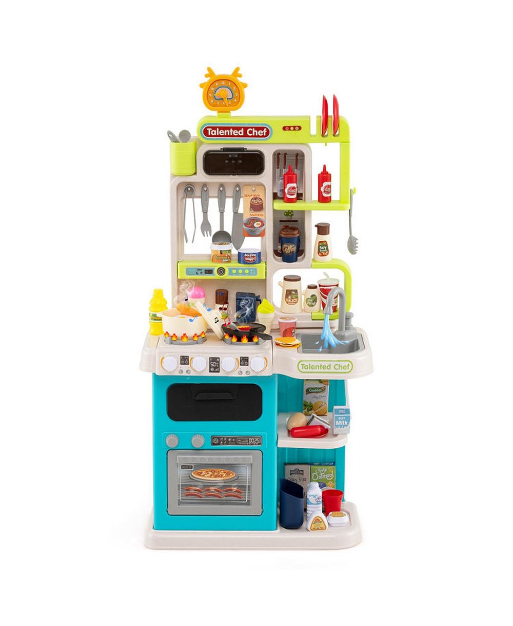 Игровая кухня HONGGE с эффектом пара, 95 предметов