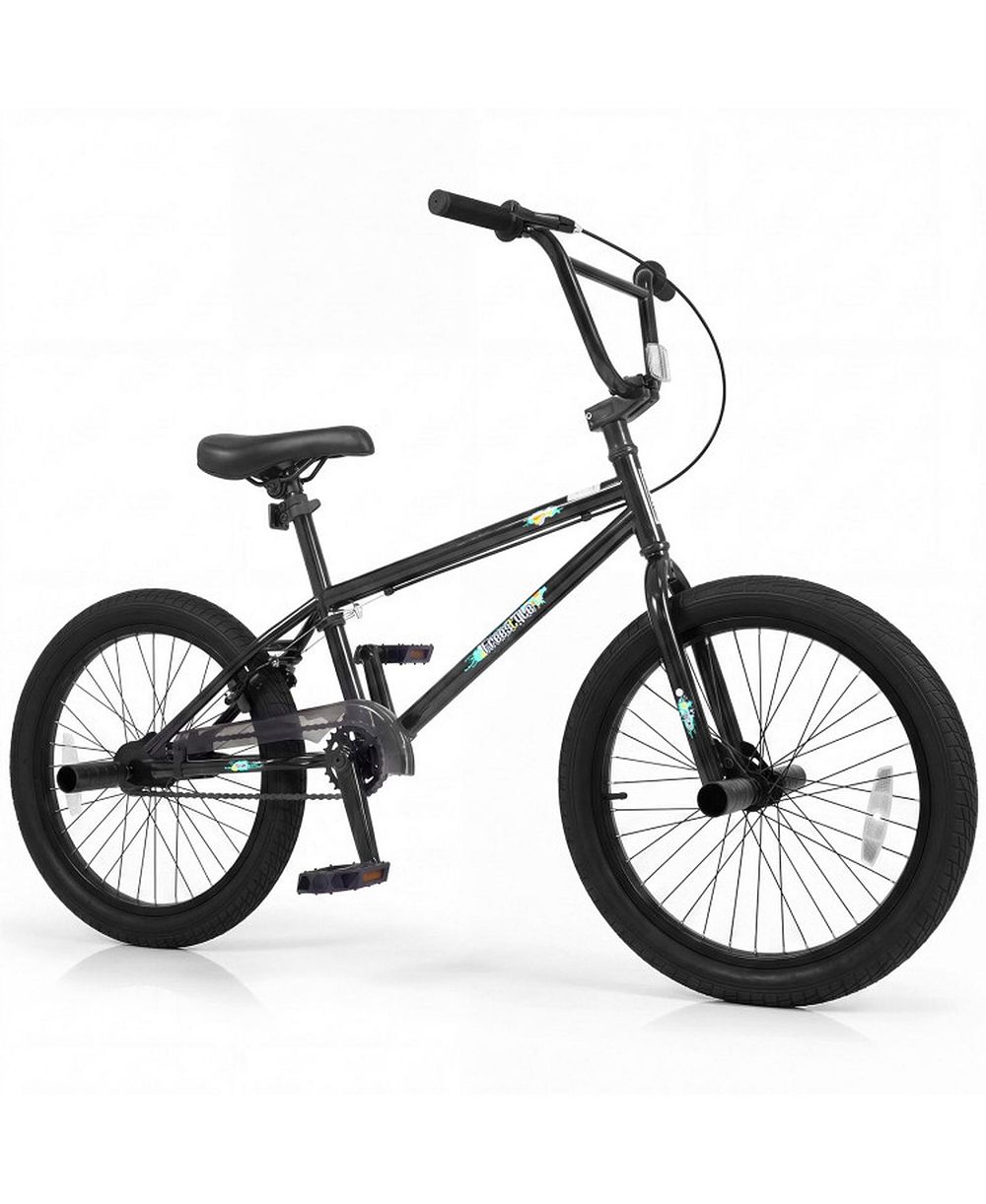 HONGGE Велосипед BMX Freestyle 20 дюймов с 360-градусным рулевым управлением, грузоподъемность 110 lb