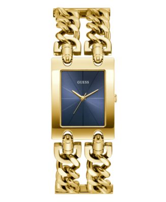 GUESS Women's Quartz Gold-Tone Stainless Steel Watch 28mm