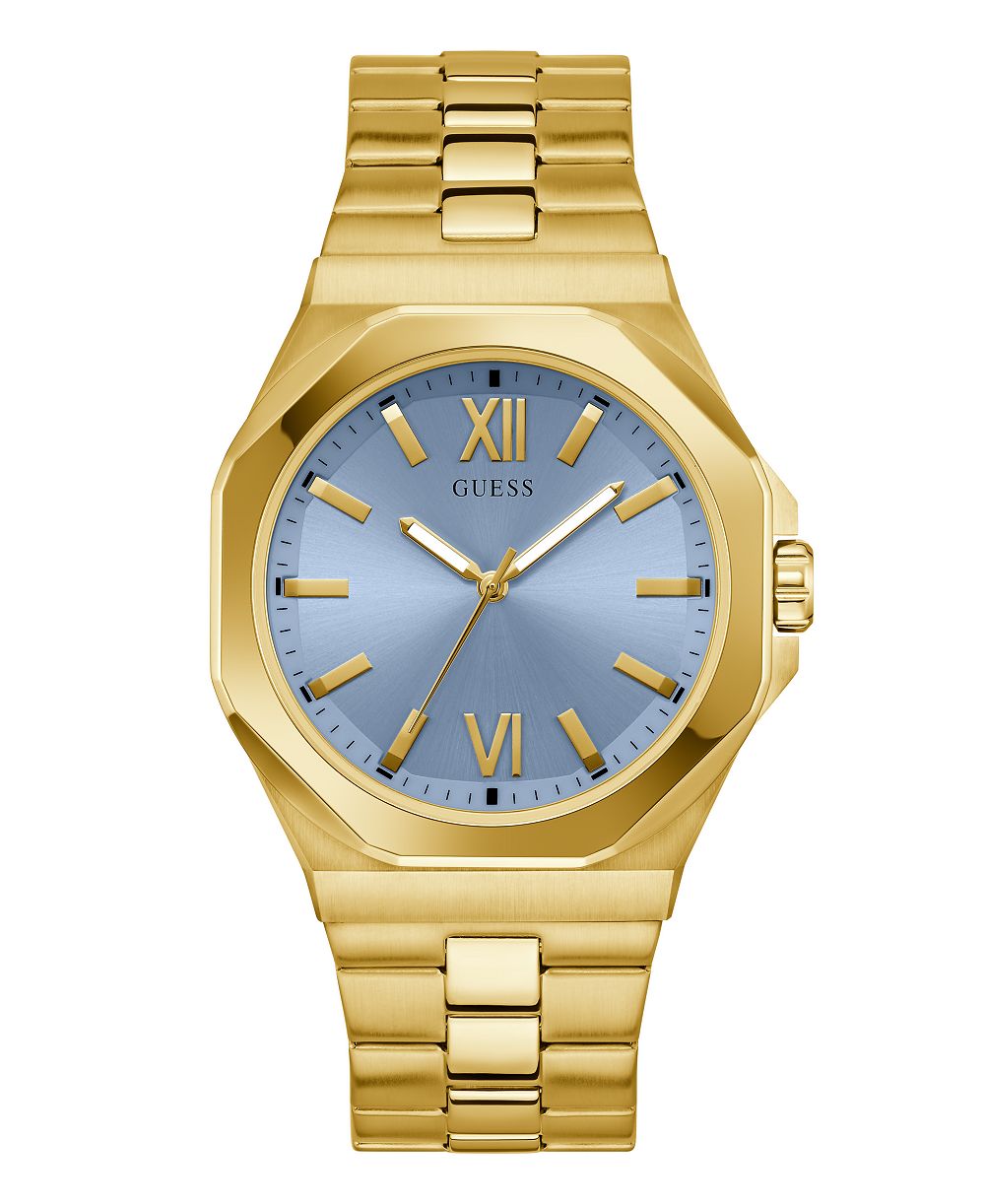 GUESS Мужские часы Quartz Gold-Tone Stainless Steel 42mm