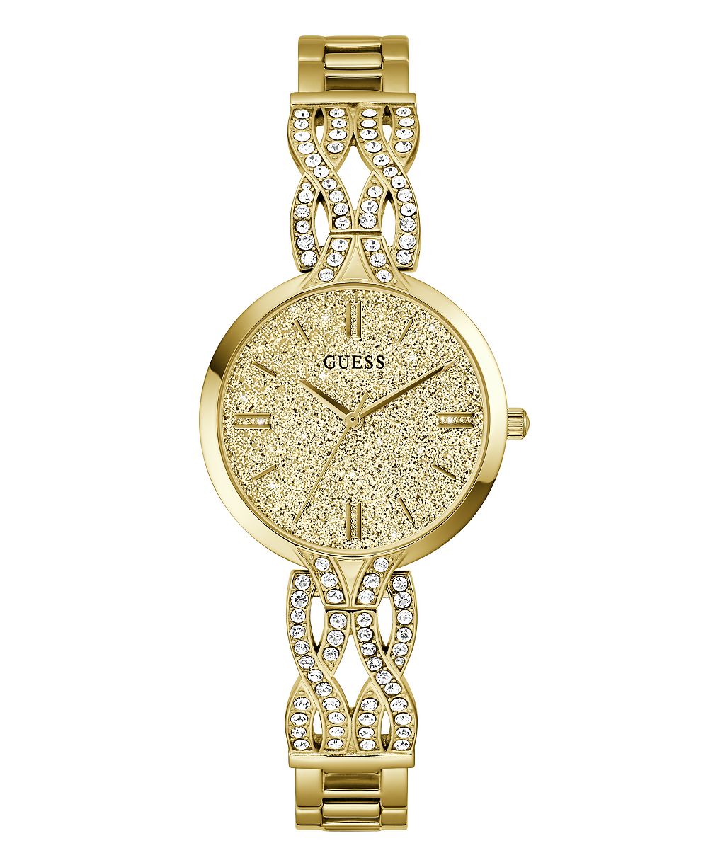 Женские часы GUESS Quartz Gold-Tone Stainless Steel 32mm