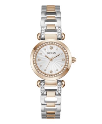 GUESS Women's Quartz Two-Tone Stainless Steel Watch 30mm