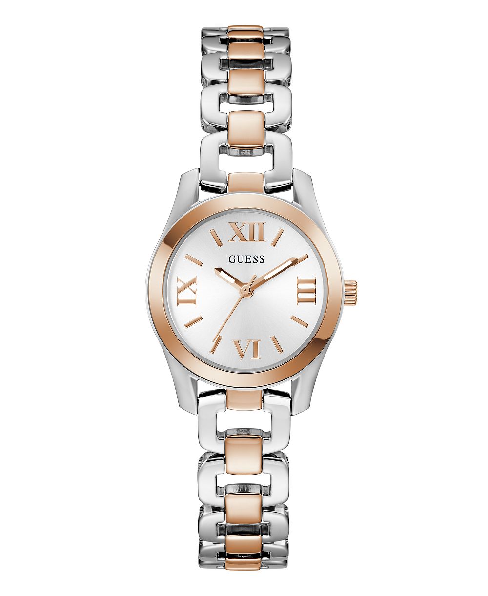 Женские часы GUESS Quartz Two-Tone Stainless Steel 28mm