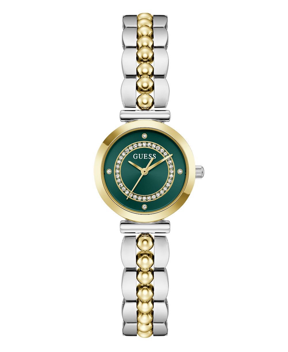 Женские кварцевые часы GUESS Two-Tone Stainless Steel, 26mm