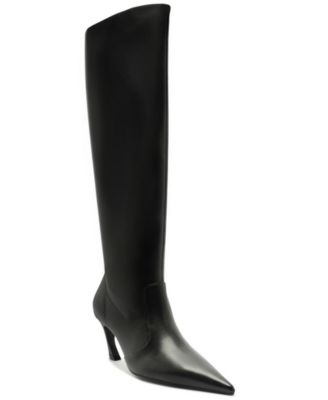Schutz Women's Lexi Mid Pointed Toe Slouch Dress Boots