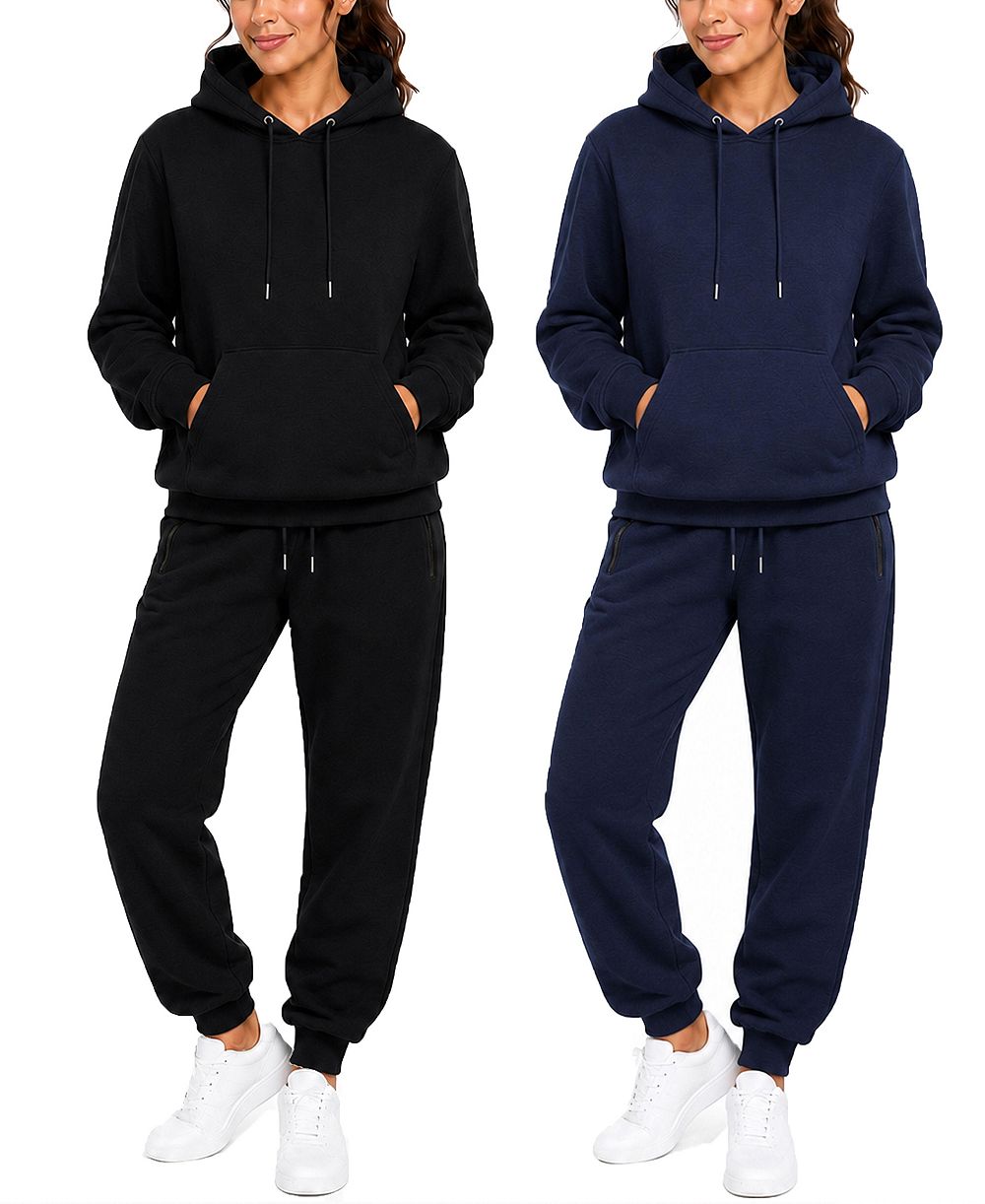 Женский комплект Blu Rock Women's Studio JK: худи и брюки из мягкого флиса