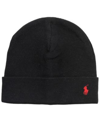 Polo Ralph Lauren мужская теплая шапка-бини с рубчиковой вязкой