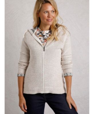 Weird Fish Women's Chicoa Full Zip Macaroni Hoodie