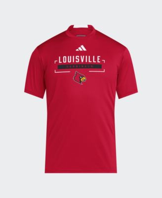 Adidas Men's Red Louisville Cardinals D4T T-Shirt