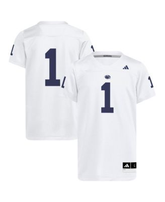 Adidas Big Boys and Girls White Penn State Nittany Lions Replica Jersey