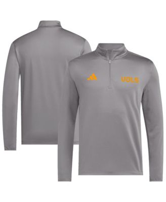 Adidas Men's Gray Tennessee Volunteers Ultimate365 Cozy Quarter-Zip Sweatshirt