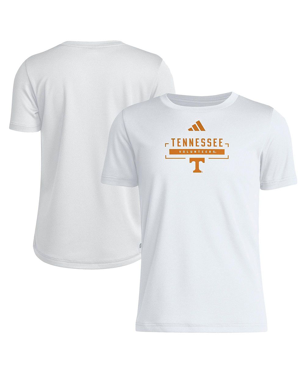 Детская футболка Adidas White Tennessee Volunteers Pregame Performance