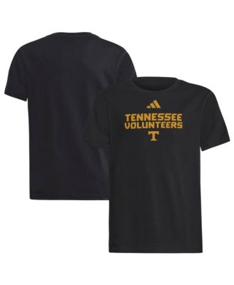 Adidas Big Boys and Girls Black Tennessee Volunteers Wordmark Fresh T-Shirt