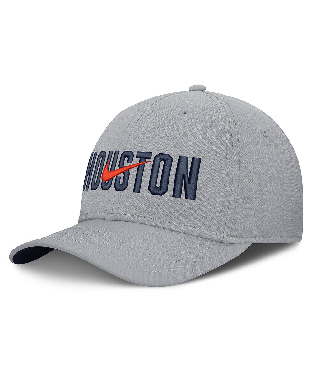 Nike Men's Gray Houston Astros Primetime Rise Dri-FIT Flex Hat