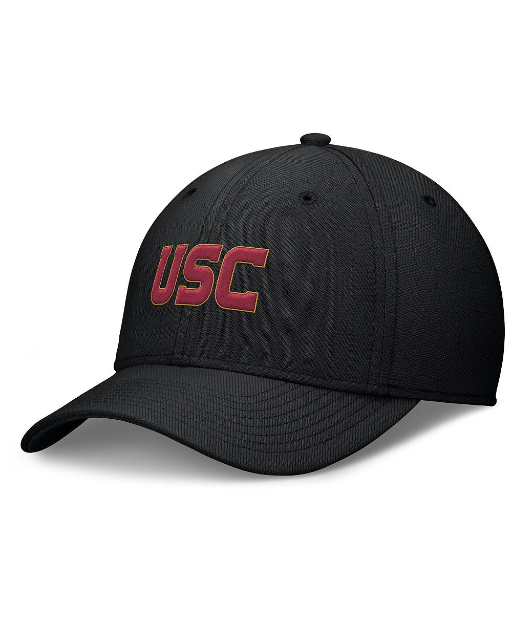 Nike Мужская кепка USC Trojans Rise Swoosh Dri-FIT Flex черная