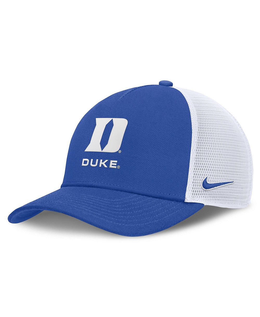 Мужская и женская кепка Nike Royal Duke Blue Devils 2026 On-Field Gameday Trucker