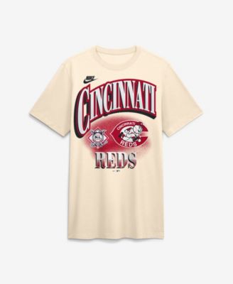 Мужская футболка Nike Natural Cincinnati Reds Vintage Tri-Blend