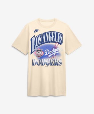 Мужская футболка Nike Natural Los Angeles Dodgers Vintage Tri-Blend