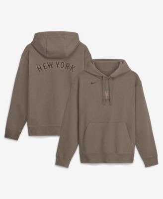 Nike Men's Brown New York Yankees Fashion Club Pullover Hoodie