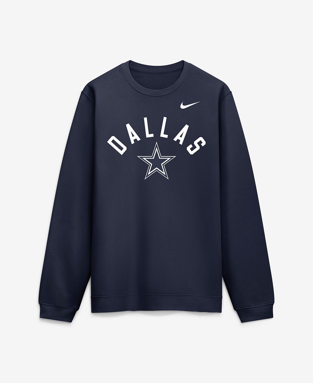 Мужское флисовое свитшот Nike Dallas Cowboys Defensive Leader Club