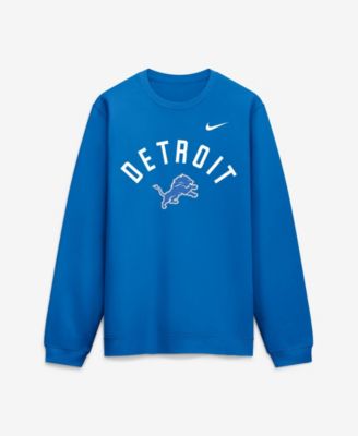 Nike Мужская синяя толстовка Detroit Lions Defensive Leader Club Fleece