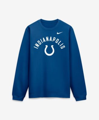 Nike Men's Royal Indianapolis Colts Defensive Leader Club Fleece Sweatshirt