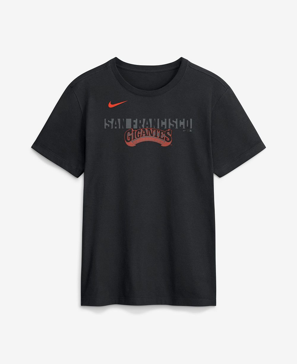 Мужская футболка Nike Black San Francisco Giants Alternate