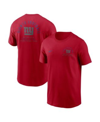 Мужская красная футболка Nike New York Giants Split Logo