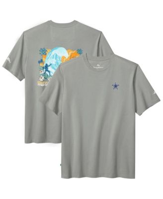 Мужская футболка Tommy Bahama Gray Dallas Cowboys Huddle Hang Tens