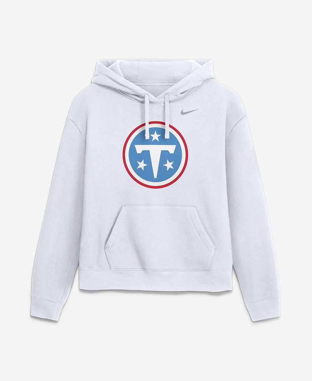 Nike Women's White Tennessee Titans Primetime Club Hoodie