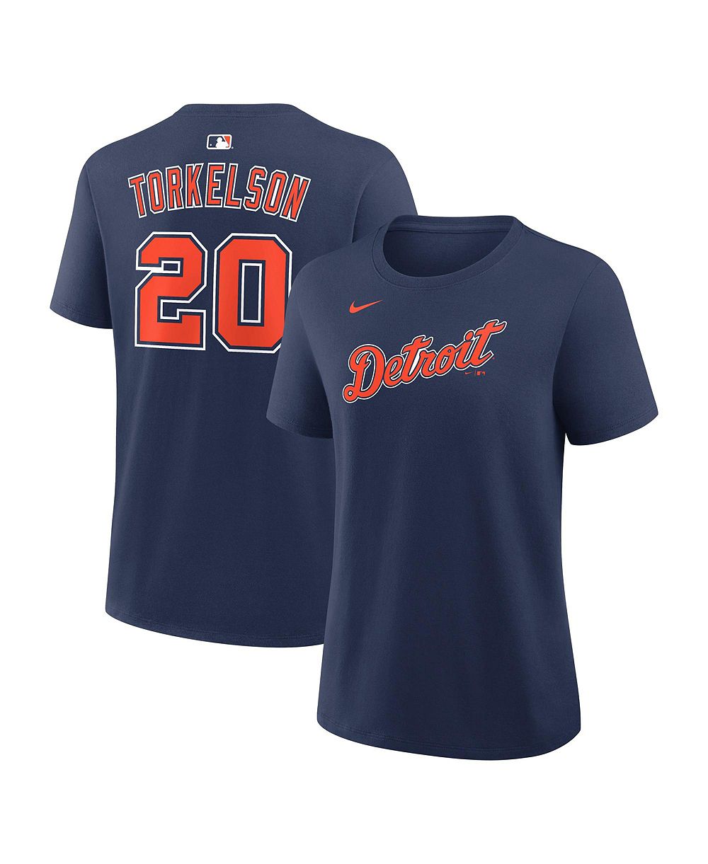Nike Women's Spencer Torkelson Navy Detroit Tigers Name & Number T-Shirt