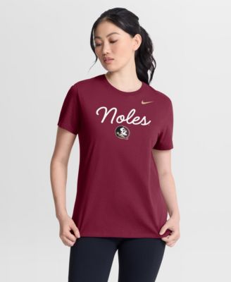 Женская футболка Nike Garnet Florida State Seminoles Script Mantra Logo