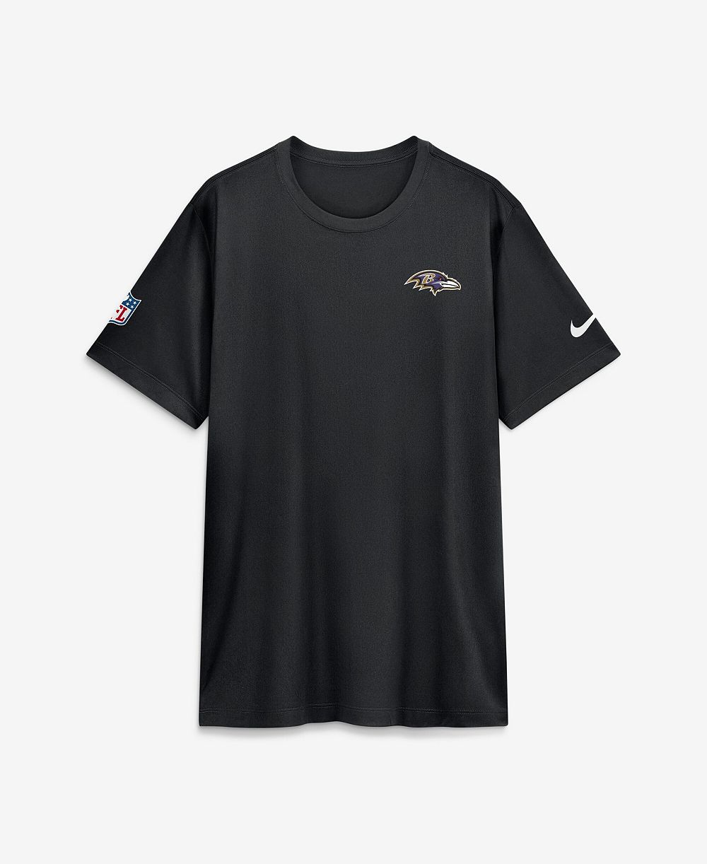 Nike Men's Black Baltimore Ravens Alt Legend Small Logo Dri-FIT T-Shirt