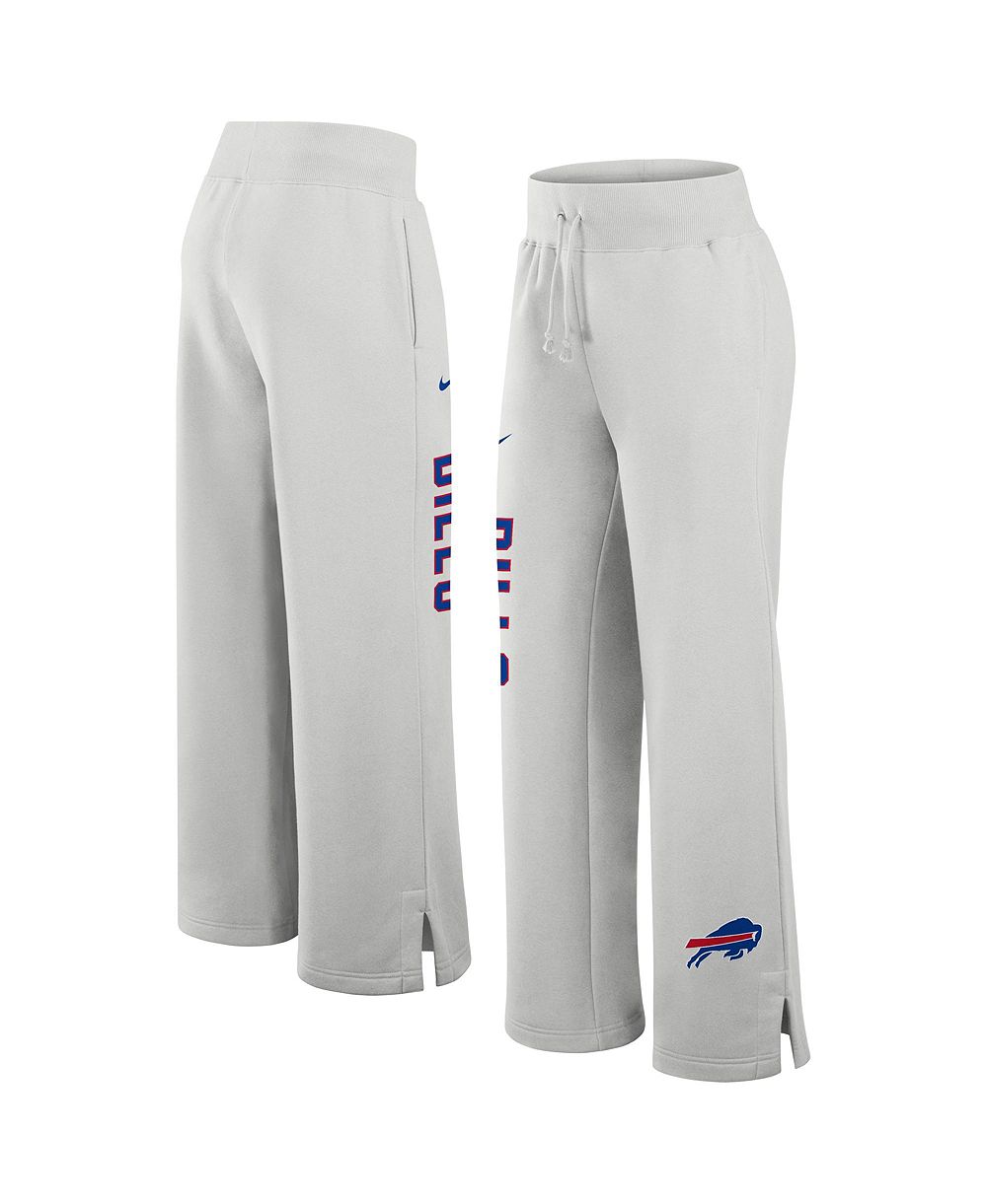 Nike Women's Gray Buffalo Bills Primetime Phoenix Fleece Wide-Leg Sweatpants