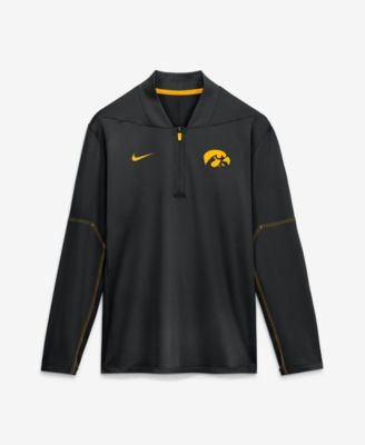 Nike Men's Black Iowa Hawkeyes 2026 Sideline Midweight Half-Zip Dri-FIT Pullover
