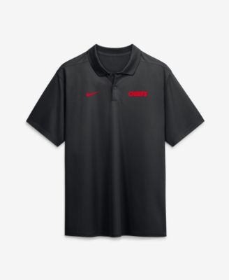 Мужская рубашка-поло Nike Black Kansas City Chiefs Wordmark Victory Dri-FIT