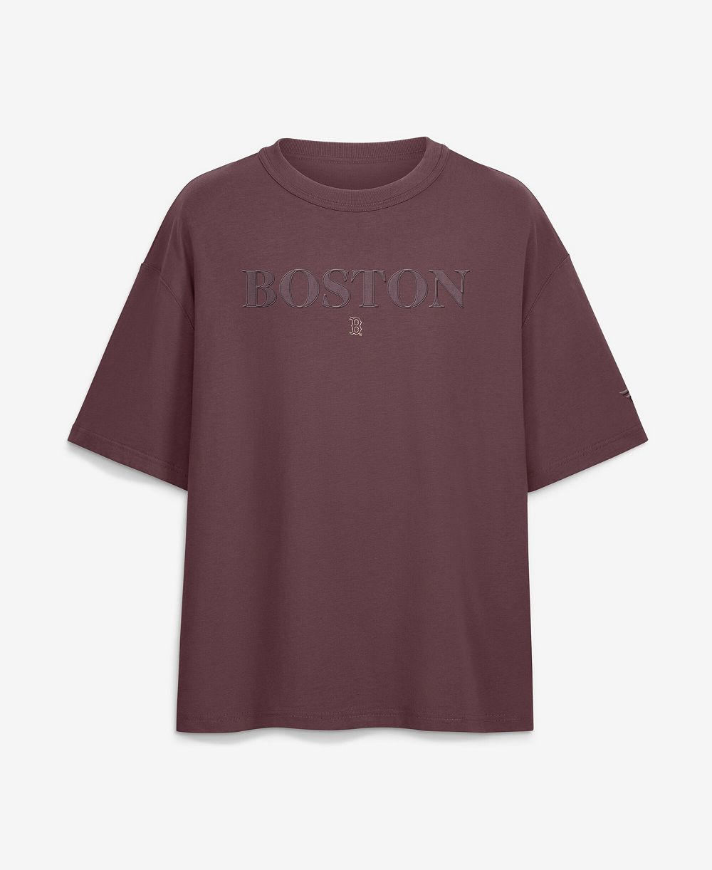 Fanatics Men's Maroon Boston Red Sox Elements T-Shirt
