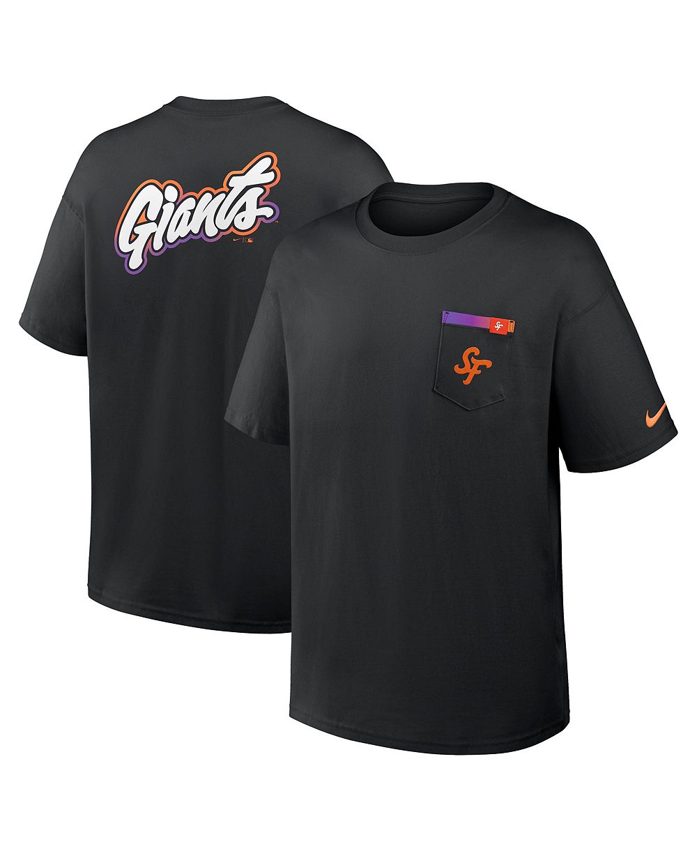 Nike Men's Black San Francisco Giants City Connect Max90 Pocket T-Shirt