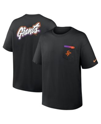 Nike Men's Black San Francisco Giants City Connect Max90 Pocket T-Shirt