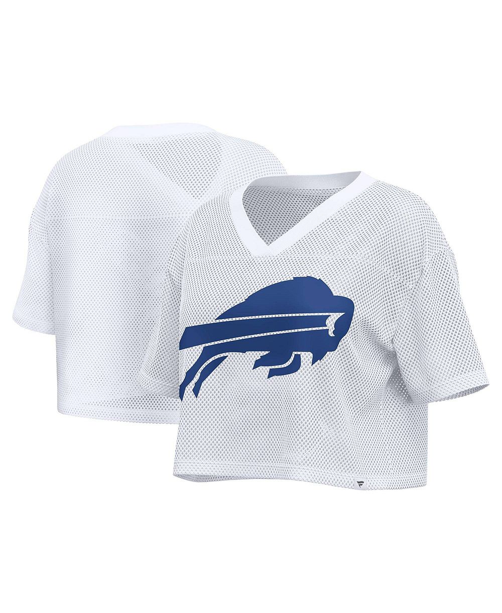 Женская укороченная сетчатая джерси Fanatics Buffalo Bills Oversized