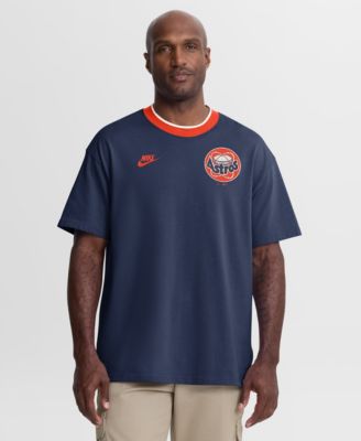 Мужская футболка Nike Navy Houston Astros Cooperstown Collection Ringer T-Shirt