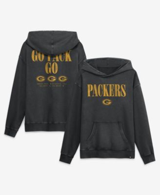 Fanatics Men's Black Green Bay Packers Relaxed Intense Rivalry French Terry Hoodie